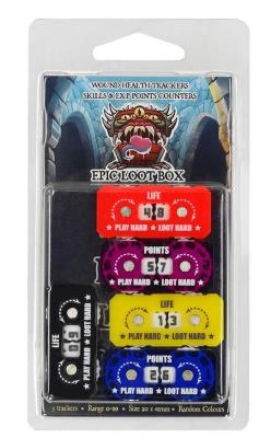 Opakowanie Trackers Counters Range 0-9 20mm Random Colours