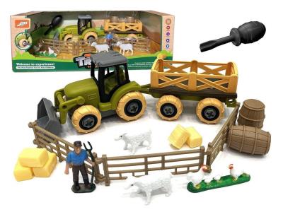 Opakowanie Traktor do skręcania z przyczepą i akcesoriami