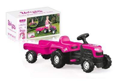 Opakowanie Traktor na pedały z przyczepą Unicorn