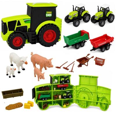Opakowanie Traktor z figurkami i akcesoriami