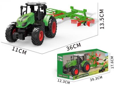 Opakowanie Traktor z przyczepą 36x11x13,5cm open box