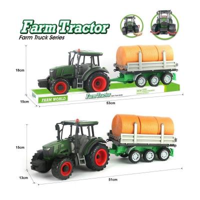 Traktor z przyczepą i belkami słomy. Wydawca: TOYS Paweł Wojda. SmakLiter.pl Opakowanie Traktor z przyczepą i belkami słomy