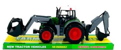 Traktor z turem i koparką. Wydawca: TOYS Paweł Wojda. SmakLiter.pl Opakowanie Traktor z turem i koparką