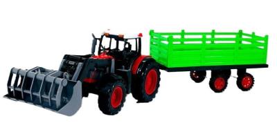 Traktor z turem i przyczepą na siano. Wydawca: TOYS Paweł Wojda. SmakLiter.pl Opakowanie Traktor z turem i przyczepą na siano