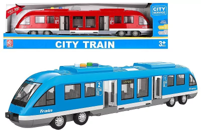 Opakowanie Tramwaj z napędem na koło 1:16 światło dźwięk MIX
