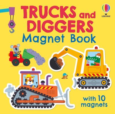 Okładka książki Trucks and Diggers Magnet Book