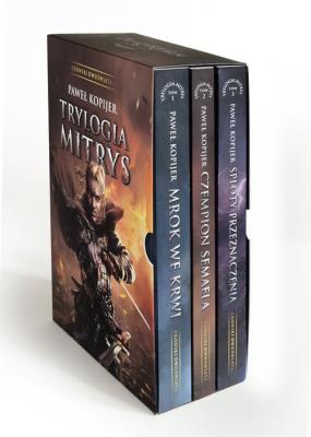 Trylogia Mitrys Kroniki Dwuświata. Autor: Kopijer Paweł. SmakLiter.pl Okładka książki Trylogia Mitrys Kroniki Dwuświata