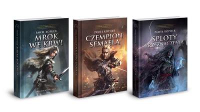 Trylogia Mitrys, Kroniki Dwuświata. Autor: Kopijer Paweł. SmakLiter.pl Okładka książki Trylogia Mitrys, Kroniki Dwuświata