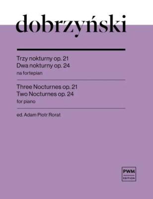 Okładka książki Trzy nokturny op.21, Dwa nokturny op.24