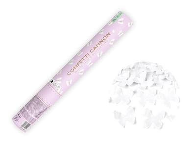 Opakowanie Tuba z motylkami biały 40cm