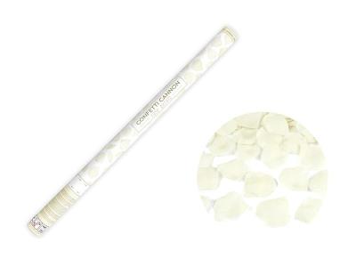 Opakowanie Tuba z płatkami róż kremowymi 80cm