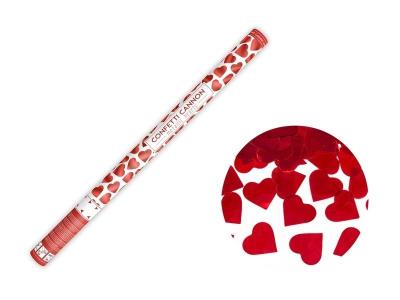 Opakowanie Tuba z sercami czerwonymi 80cm