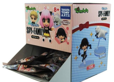 Opakowanie Twin Spy x family figurki kolekcjonerski TOMY