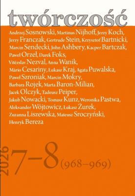 Okładka książki Twórczość 7-8/2026