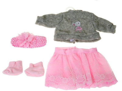 Ubranko dla lalki 45cm. Wydawca: ADAR. SmakLiter.pl Opakowanie Ubranko dla lalki 45cm