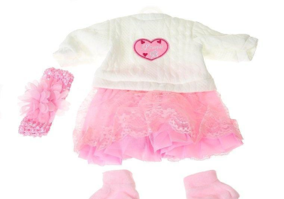 Ubranko dla lalki 45cm. Wydawca: ADAR. SmakLiter.pl Opakowanie Ubranko dla lalki 45cm