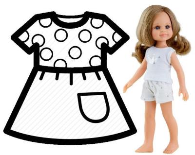 Opakowanie Ubranko piżama dla lalek 32cm