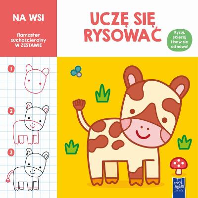 Uczę się rysować. Na wsi. Autor:   Praca zbiorowa. SmakLiter.pl Okładka książki Uczę się rysować. Na wsi