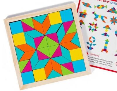 Opakowanie Układanka drewniana geometryczna