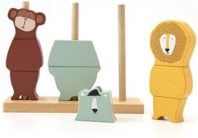 Układanka drewniana ze zwierzątkami Trixie Baby. Wydawca: Trixie Baby. SmakLiter.pl Opakowanie Układanka drewniana ze zwierzątkami Trixie Baby