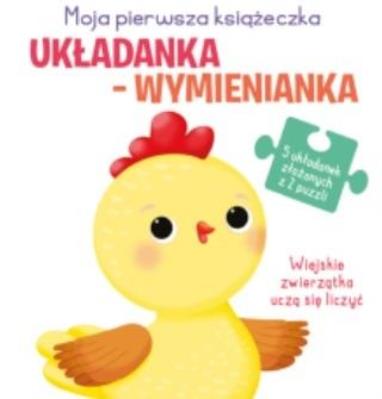 Okładka książki Układanka-wymienianka. Wiejskie zwierzątka uczą...