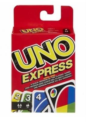 Uno Express. Wydawca: Mattel. SmakLiter.pl Opakowanie Uno Express