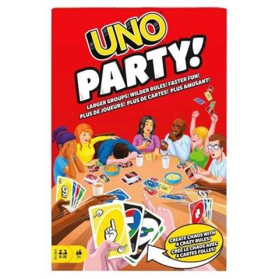 Uno Party. Wydawca: Mattel. SmakLiter.pl Opakowanie Uno Party