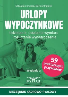 Okładka książki Urlopy wypoczynkowe