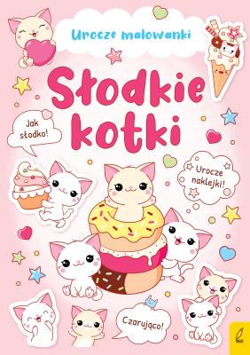 Okładka książki Urocze malowanki. Słodkie kotki
