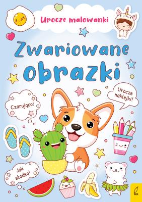 Okładka książki Urocze malowanki. Zwariowane obrazki