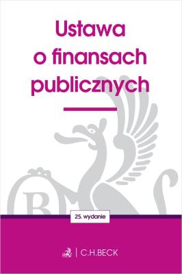 Okładka książki Ustawa o finansach publicznych wyd. 25