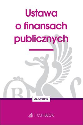 Okładka książki Ustawa o finansach publicznych wyd. 26
