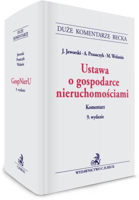 Okładka książki Ustawa o gospodarce nieruchomościami Komentarz w.9