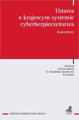 Okładka książki Ustawa o krajowym systemie cyberbezpieczeństwa