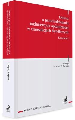Okładka książki Ustawa o przeciwdziałaniu nadmiernym opóźnieniom..