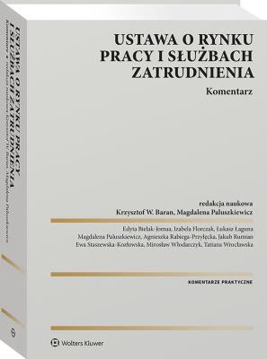 Okładka książki Ustawa o rynku pracy i służbach zatrudnienia. Komentarz