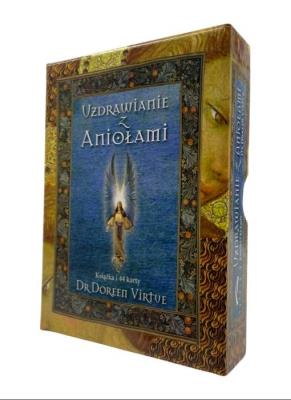Uzdrawianie z Aniołami. Autor: Doreen Virtue. SmakLiter.pl Okładka książki Uzdrawianie z Aniołami