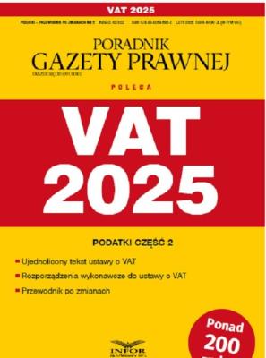 Okładka książki Vat 2025