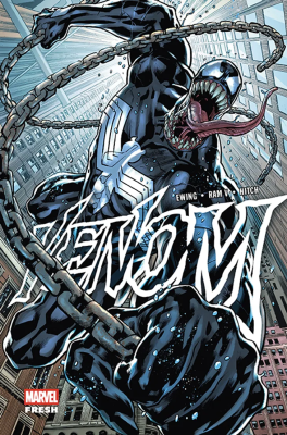 Venom. Tom 1. Autor: Al Ewing, Ram V, Brian Hitch. SmakLiter.pl Okładka książki Venom. Tom 1
