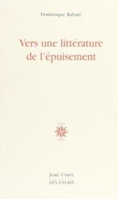 Okładka książki Vers une litterature de l'epuisement
