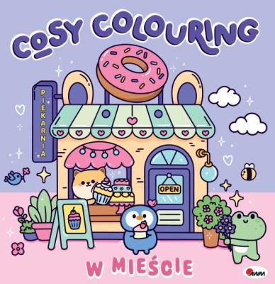 Okładka książki W mieście. Cosy colouring