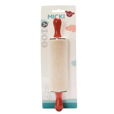 Wałek do ciasta drewniany. Wydawca: MICKI. SmakLiter.pl Opakowanie Wałek do ciasta drewniany