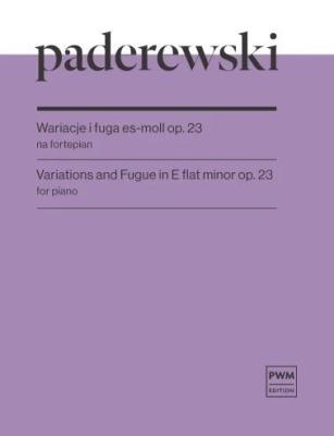 Okładka książki Wariacje i fuga es-moll op. 23 na fortepian