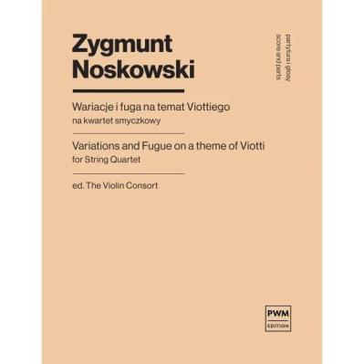 Okładka książki Wariacje i Fuga na temat Viottiego na kwartet...