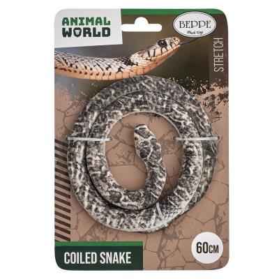 Wąż gumowy szary 60cm. Wydawca: Beppe. SmakLiter.pl Opakowanie Wąż gumowy szary 60cm