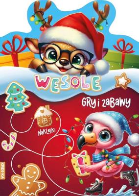 Okładka książki Wesołe gry i zabawy z reniferem