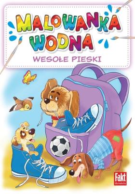 Wesołe pieski. Autor:   Praca zbiorowa. SmakLiter.pl Okładka książki Wesołe pieski