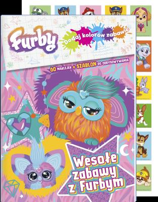 Okładka książki Wesołe zabawy z Furbym. Furby. Dodaj kolorów zabawie