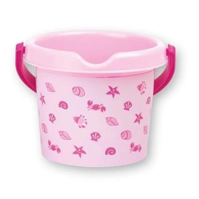 Opakowanie Wiaderko do piasku Sea Shell różowe