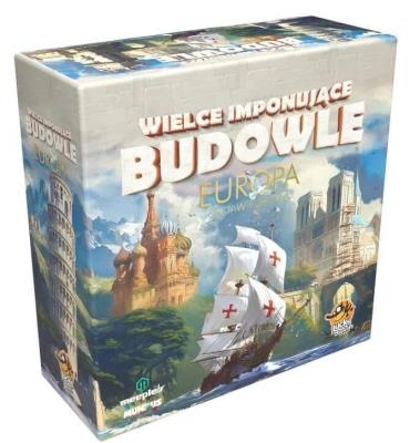 Wielce imponujace budowle: Europa. Wydawca: Lucky Duck Games Polska. SmakLiter.pl Opakowanie Wielce imponujace budowle: Europa
